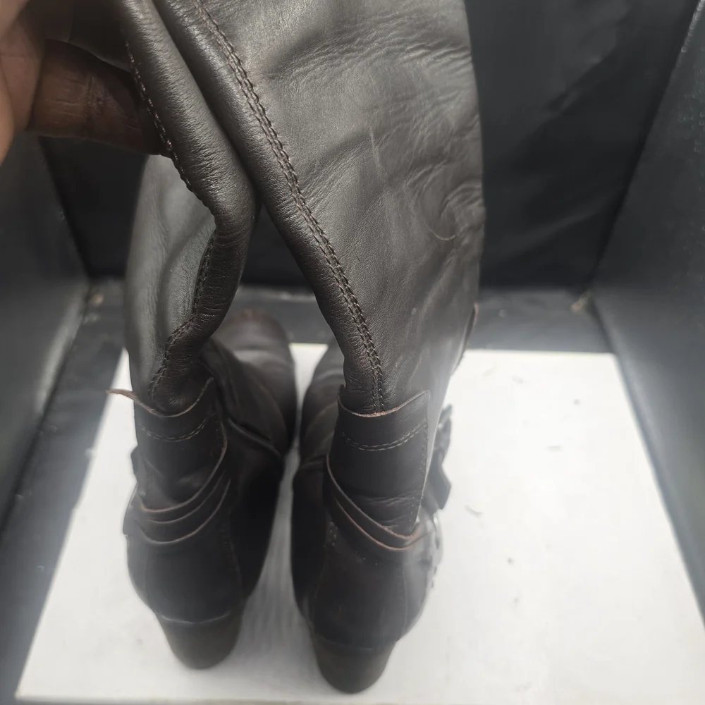 Josef Seibel Dark Brown Leather‎ Boots